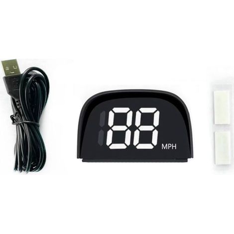 Système GPS pour voiture, compteur de vitesse à affichage numérique, affichage tête haute. (1/5)