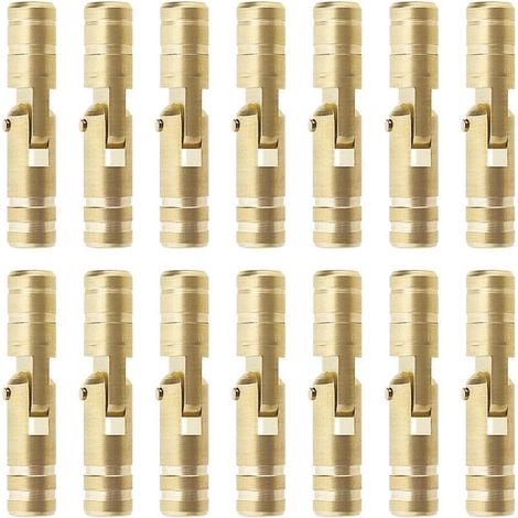 30pcs Charnières Dissimulées en Laiton Cylindre Charnière Fixe Cachée Cylindrique Meubles Charnière Cachée pour Bricolage Artisanat Boîtes à Bijoux Coffrets Cadeaux (1/5)