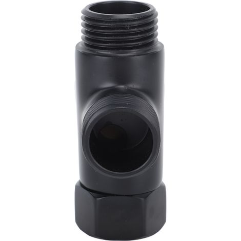 3-Wege-Duschumstellventil G1/2, Kupfer, für Handbrausekopf, Schwarz (1/5)