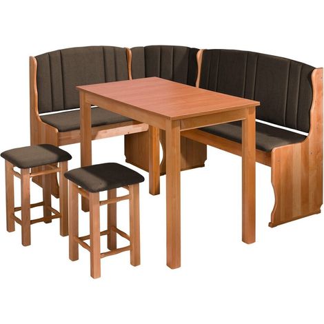 Coin repas Edmond 104 , Stratifié, Bois, Tissu, En bois, Disponible
