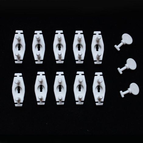 Protège-prise bébé sans colle. compatible prises type F et L. lot de 10. blanc. sécurité enfant. protection anti-intrusion doigts. caches-prises avec clés. dispositif de sécurité pour enfants. (1/5)