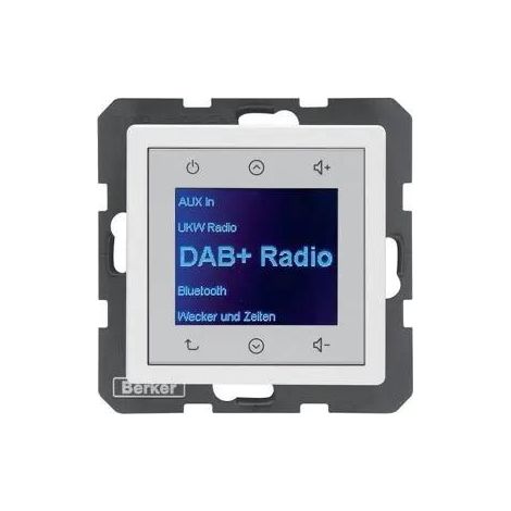 Berker Radio DAB+ Weiß Polar Design Kompakt Modern
