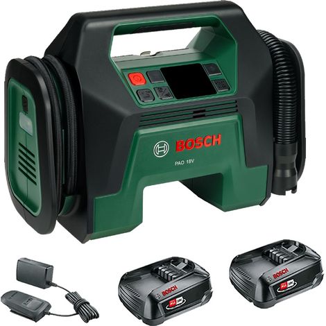 Bosch 0603947400 Cordless 18v Pneumatic Pump PAO Inflator + X2 1.5AH Battery Kit (1/5)