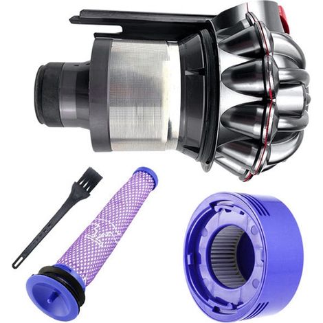 Filtre cyclone HEPA de rechange pour aspirateurs Dyson V6, V7, V8, V10 et V11, pièces détachées pour moteur de bac à poussière cyclone V7/V8-AquaForge (1/4)