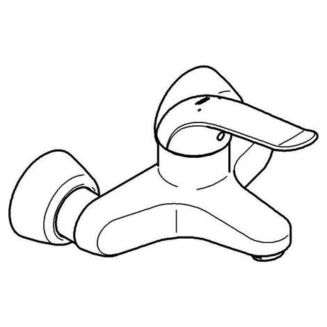 Grohe Euroeco Special Einhand-Waschtischbatterie, Aufputzmontage, (1/5)