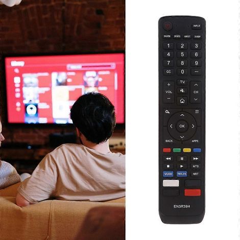 Télécommande EN3R39H performante pour téléviseurs Hisense LCD LED 4K - Aucune programmation requise (1/4)