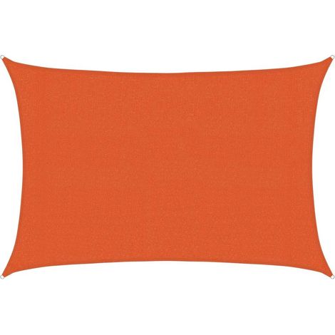 Maison Exclusive - Voile d'ombrage 160 g/m² rectangulaire orange 3x4,5 m PEHD