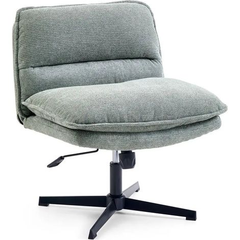 [GEBRAUCHT] B-Ware Hjh Living Loungesessel Schneidersitzstuhl Criss Cross 20 Salbei Home Office