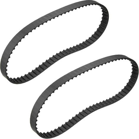 Courroie de distribution synchrone en caoutchouc 142XL avec poulies à boucle fermée, largeur 10 mm, lot de 2 (1/4)