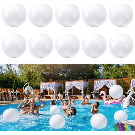 10 x Inflatable Beach Ball, 22 cm Inflatable Swimming Pool, Inflatable Beach Ball, Summer Inflatable Pool Ball, for Swimming Pool, Beach, Outdoor Activities (1/5)