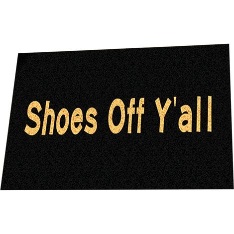 Tapis De Sol Alphabet - Tapis D'Entrée Pour Salon Chambre - 60 X 40 Cm - En Tissu - Noir - 1 Pièce (1/3)