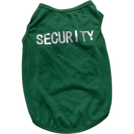 Gilet pour chien, noir, printemps-été, polyester, tailles XS à L, vert gazon décontracté (1/4)