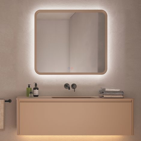 espejo de baño con luz LED
