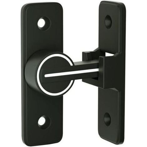 Loquet de portail robuste à 90 degrés, loquet à bascule, verrou de sécurité pour porte, convient pour jardin, salle de bain, extérieur, garage, fenêtre (1/5)
