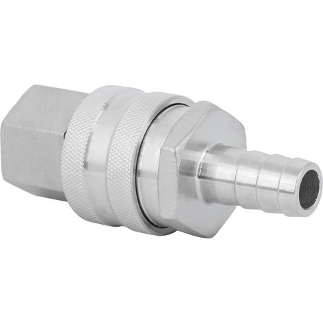 Schnellkupplungs-Geräteanschluss, Innengewinde 1/2" NPt, 1/2" Schlauchtülle für Bierpumpe (1/5)