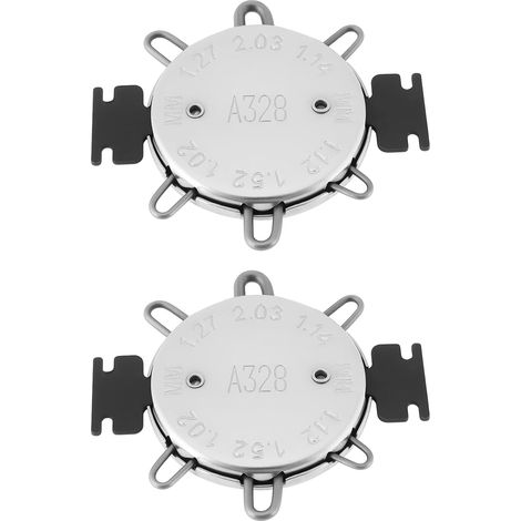 Set of 2 Spark Plug Gap Gauges, Standard Metric Spark Plug Gap Measuring Tool for Motorcycles (1/5)