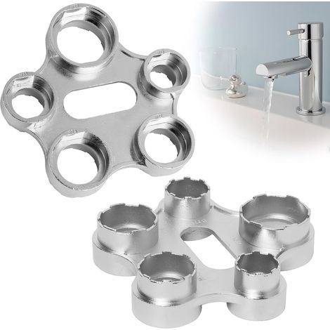 Clé Démontage Aérateur - 1 Pièce - Alliage De Zinc - Outil 10 En 1 - Robinet Cuisine Salle De Bain (1/5)