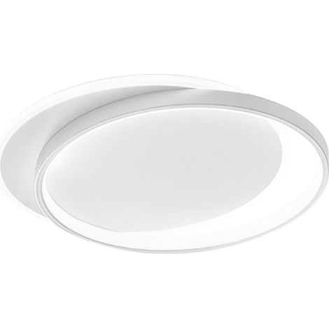 Plafoniera led gea luce christine pp 2600lm 3000°k lampada soffitto moderna