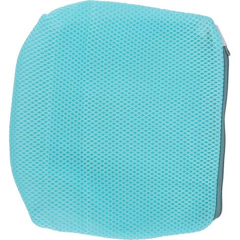Sac de lavage en maille épaissie pour chaussettes et sous-vêtements, polyester robuste bleu, protection anti-déformation 23.5x8x20cm (1/5)
