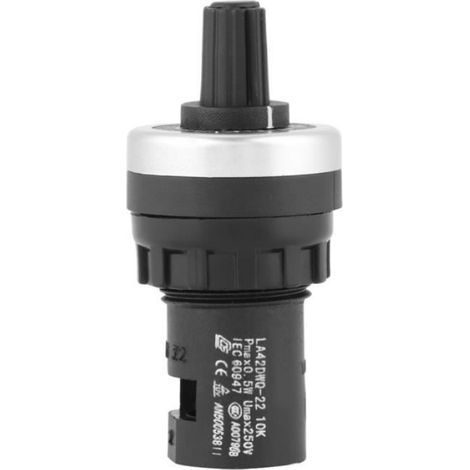 1 Potentiomètre, Réglage Rotatif, 10K Ohm, Filaire, Pour Variateur VSD VFD, Usage Intérieur (1/4)