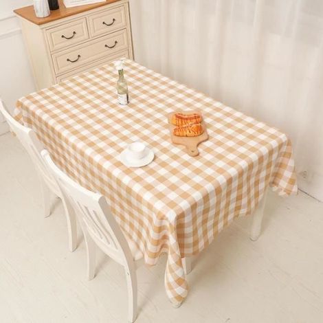 RUMOCOVO® Rechteckige Tischdecke im Karo-Vintage-Stil, Wohnaccessoire 90x90 cm, Stil 10