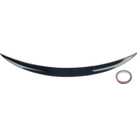 Spoiler delantero, ABS de alta calidad, fácil instalación, negro brillante. (1/2)