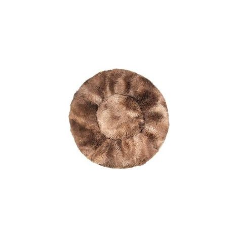 Coussin moelleux lavable pour chat et chien, tie-dye marron, 40 cm –