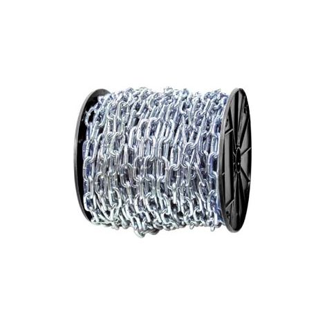 CATENA GENOVESE ZINCATA IN ROTOLI- - n°18 maglia EE ¸ mm.35 in rotoli da mt.60 - 1 rotolo QUALITY