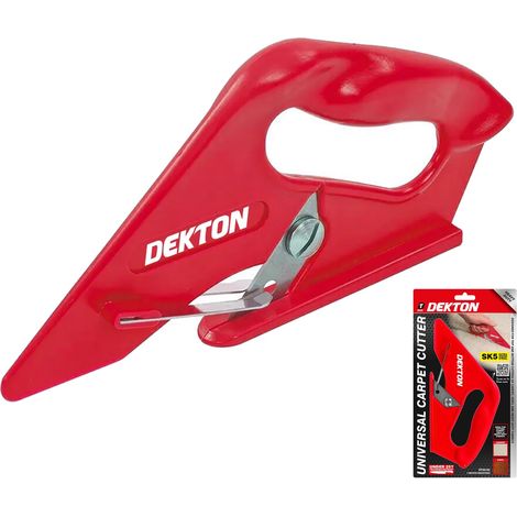 Dekton Soft Grip Carpet Universal Rug Floor Vinyl Fabric Cutting Cutter Tool (1/4)