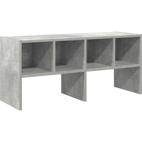 Maison Exclusive - Scarpiera Impilabile Grigio Cemento 89,5x30x40 cm