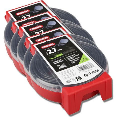 5 blisters fil débroussailleuse Ondulé 2,7 mm x 15 m Oregon Nylium (1/5)