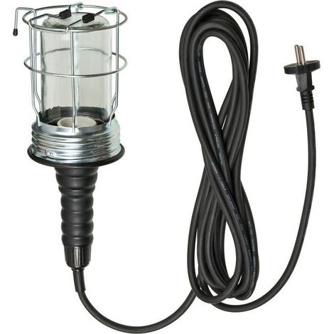 Brennenstuhl Gummi-Handleuchte GH 20 Lampada da lavoro nera