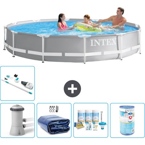 Intex Piscine Prism Frame Ronde - 366x76 cm - 6-pièces  S32082