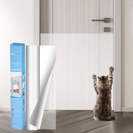 Protection Canapé Chat, Anti Griffe pour Meubles, Porte, Mur, Canapé, Contre Les Griffes de Chat et Chien, 43 x 800 cm Sticker Transparent Autocollant de Protection (1/5)