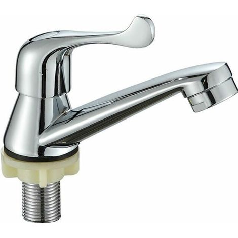 Robinet Froid Simple, Robinet d'eau en pour évier de Cuisine de lavabo(G1 / 2) - RWPlomberie chauffage Robinetterie Robinet de lave-mains (1487) (1/5)