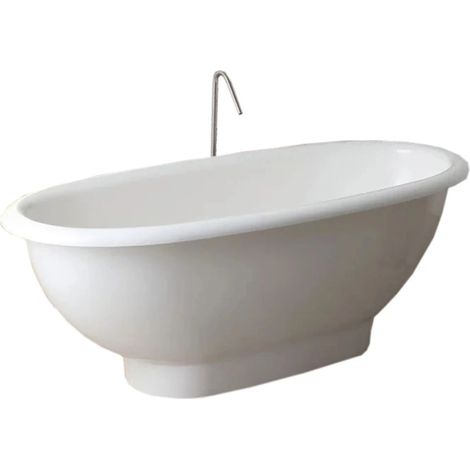 vasca da bagno "iseo" bianca, 180x80x63,3 cm