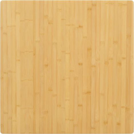 Tischplatte 80x80x2,5 cm Bambus