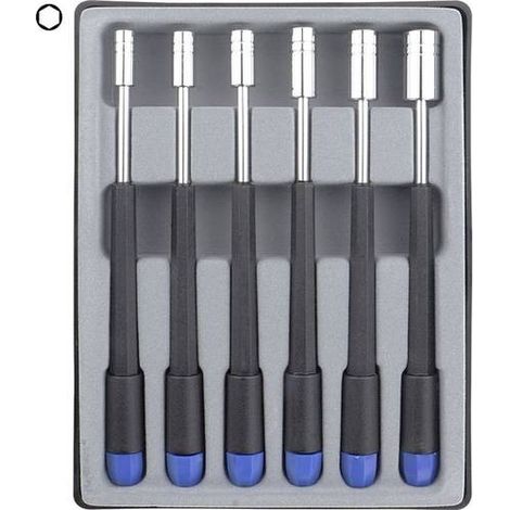 Set cacciaviti Donau Elektronik 280-65 6 pezzi acciaio nichel cromo molibdeno