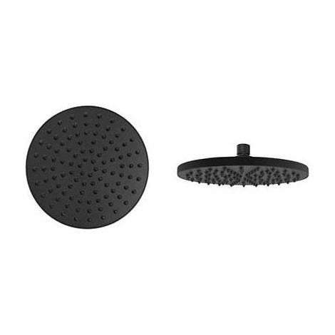 SOFFIONE DOCCIA CEFALU Misura: Nero Opaco Diam. 250 mm