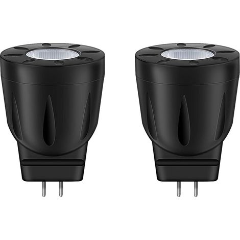 MR8 12V LED Lampe, MR8 LED Birne Warmweiß 2700K 2W 12V GU4 Sockel, Ersatz 10W 20W Halogenlampe, 30° Strahlungswinkel Nicht-Dimmbar 2 Stück (1/5)