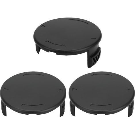 Lot de 3 couvercles de bobine compatibles avec les coupe-bordures électriques Parkside LIDL PRT 550 A1, PRT 550 A2, PRT 550 A3, PRT 550 A5, PRTA 20-Li B2, PRTA 20-Li C3 (1/5)