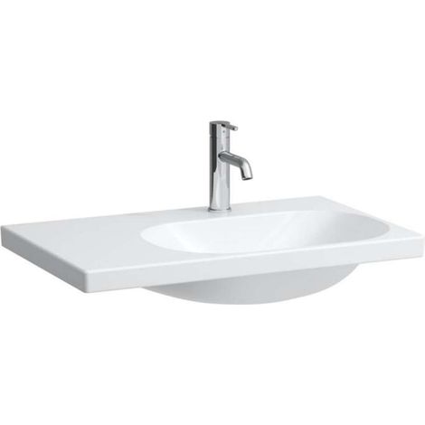 LAUFEN LUA lavabo, 1 agujero para grifo, sin rebosadero, (1/3)