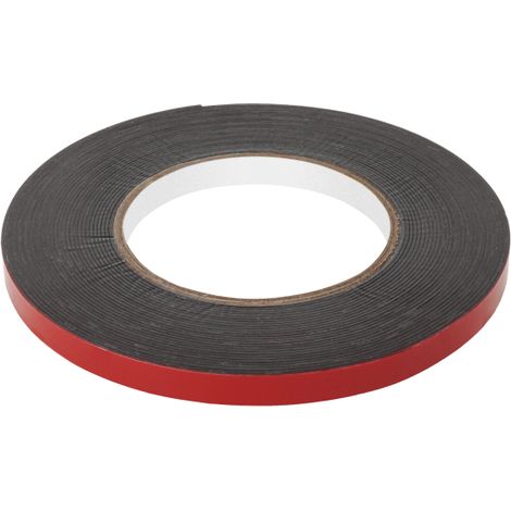 Ruban adhésif double face en mousse Rebel 10 m x 10 mm