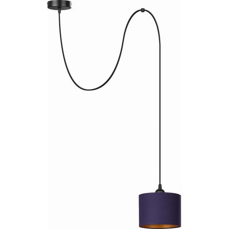 Lampe Tornado PAM1, bleu marine et or (1/5)