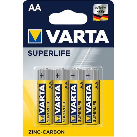 Varta Superlife Batterien Aa 4 St Ck Im Blister