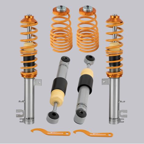 Combinés filetés pour Fiat 500 Ford Ka Mk2 Réglable Suspension Coilovers Shock (1/5)