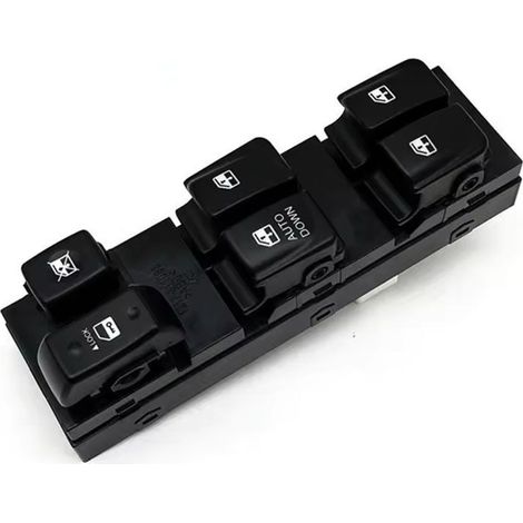 935702H1109P entspricht dem Fensterheberschalter vorne links eines Hyundai Elantra SE 2.0L der Baujahre 2007-2010. (1/4)
