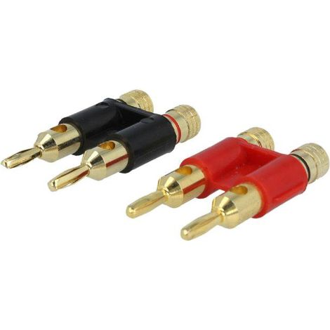 Connecteurs Banane 4 a 6mm2 Double Prise male