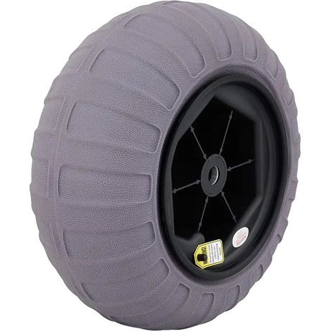 Ruedas de playa, 40 cm de diámetro, capacidad de 80 kg, verde militar. (1/2)