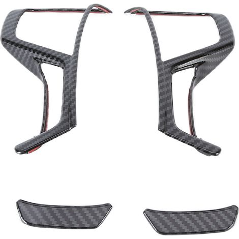 Satz mit 4 Ersatz-Lenkradrahmen in Carbonfaser-Optik für Mitsubishi Pajero Sport 2019-2020 (1/5)